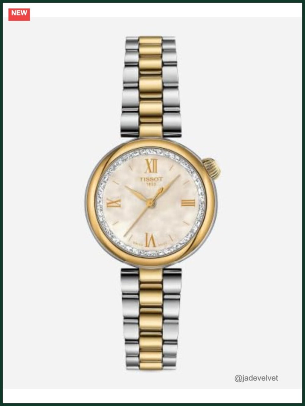 Tissot Swiss Quartz 28mm Mother-of-Pearl Dial Women's Watch